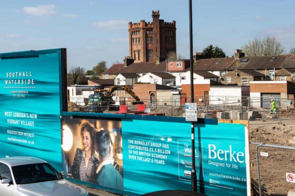 Former gasworks site in redevelopment